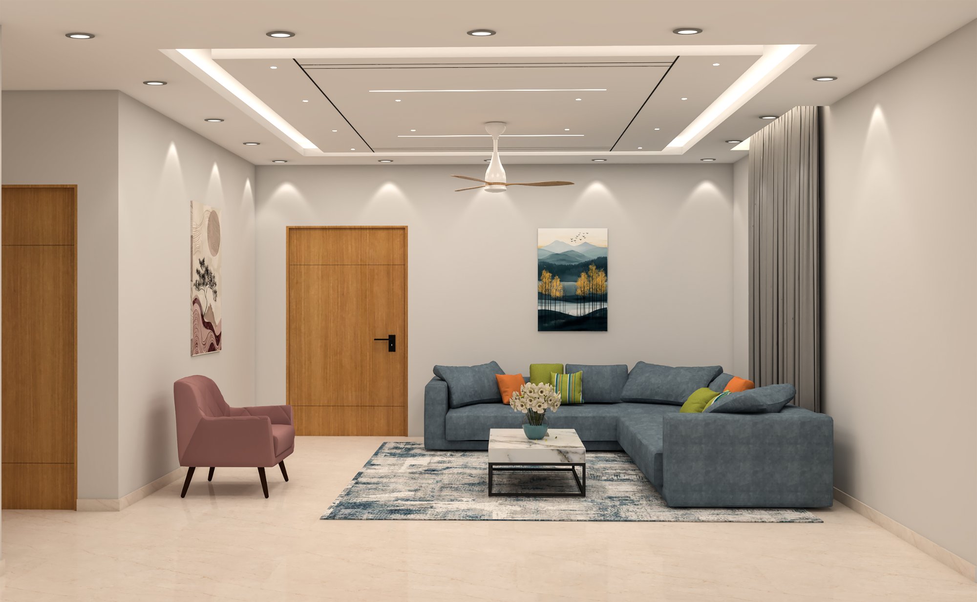 Living Hall — View 4